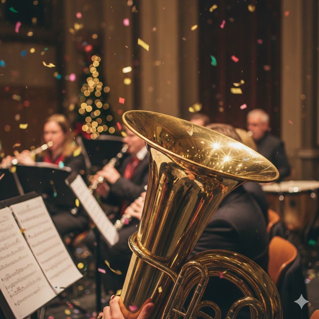 El Concierto de Navidad de la Banda Municipal de Música en Jerez se traslada a los Claustros de Santo Domingo
