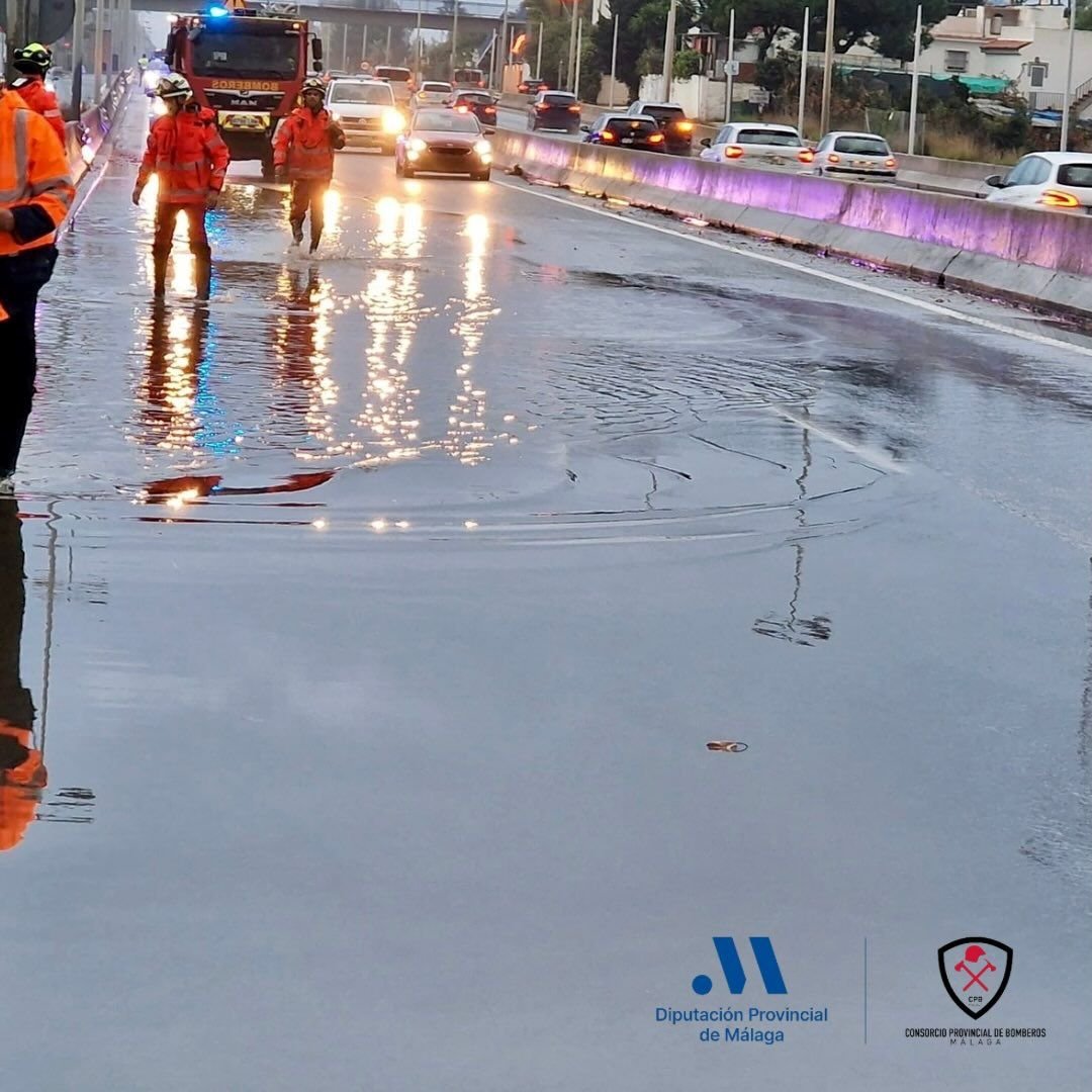 El temporal deja ya 339 incidencias en Andalucía en su mayoría en la provincia malagueña (304)