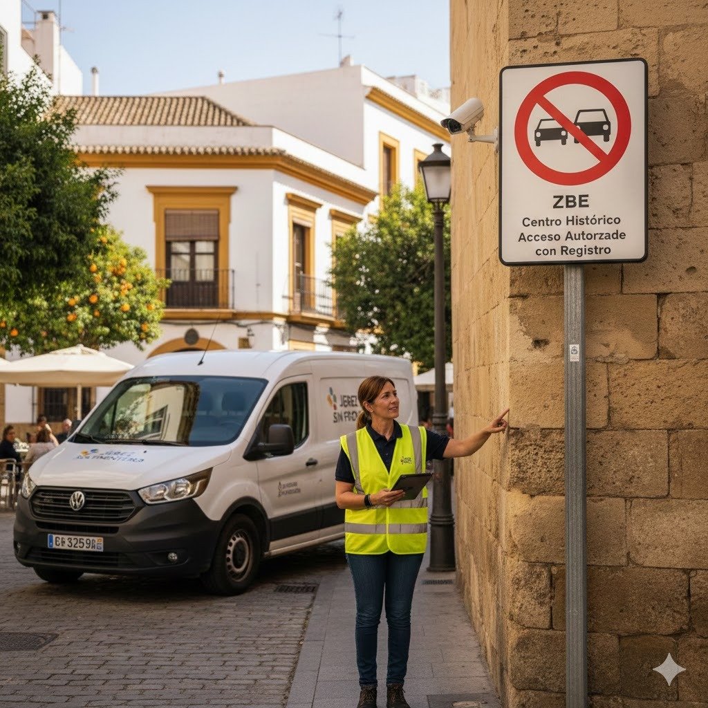 Guía de acceso a la ZBE de Jerez: Evita multas en tu actividad profesional