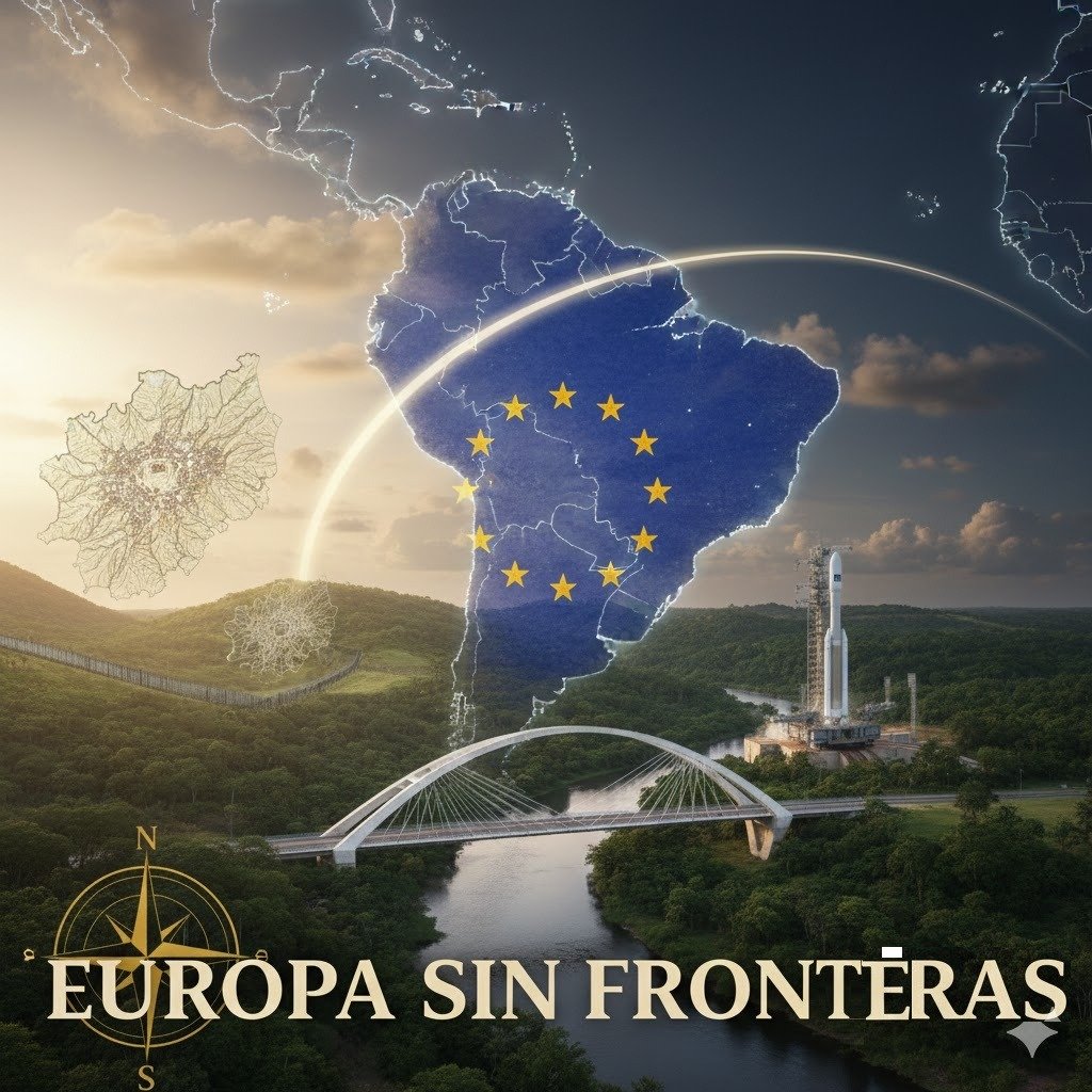 ¿Sabías que la Unión Europea tiene frontera terrestre con Brasil?