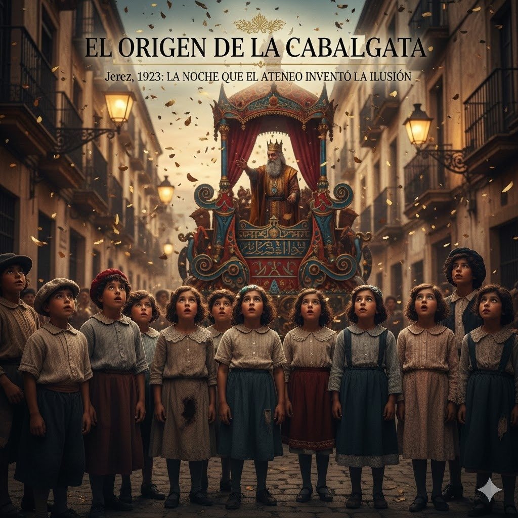 El origen de la Cabalgata de los Reyes Magos de Jerez y el Ateneo: La crónica definitiva de una ilusión centenaria