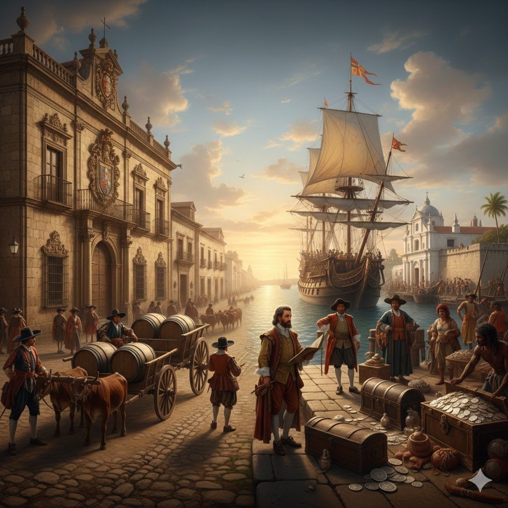 El oro que Jerez no supo retener: De los Cargadores de Indias al Nuevo Mundo