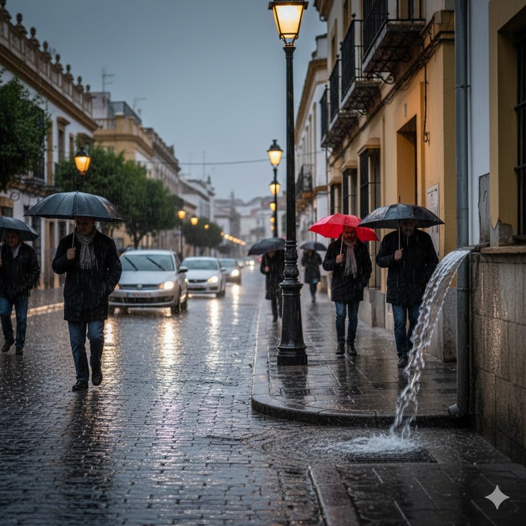 Previsión del tiempo en Jerez de la Frontera: paraguas y precaución ante una semana de borrascas
