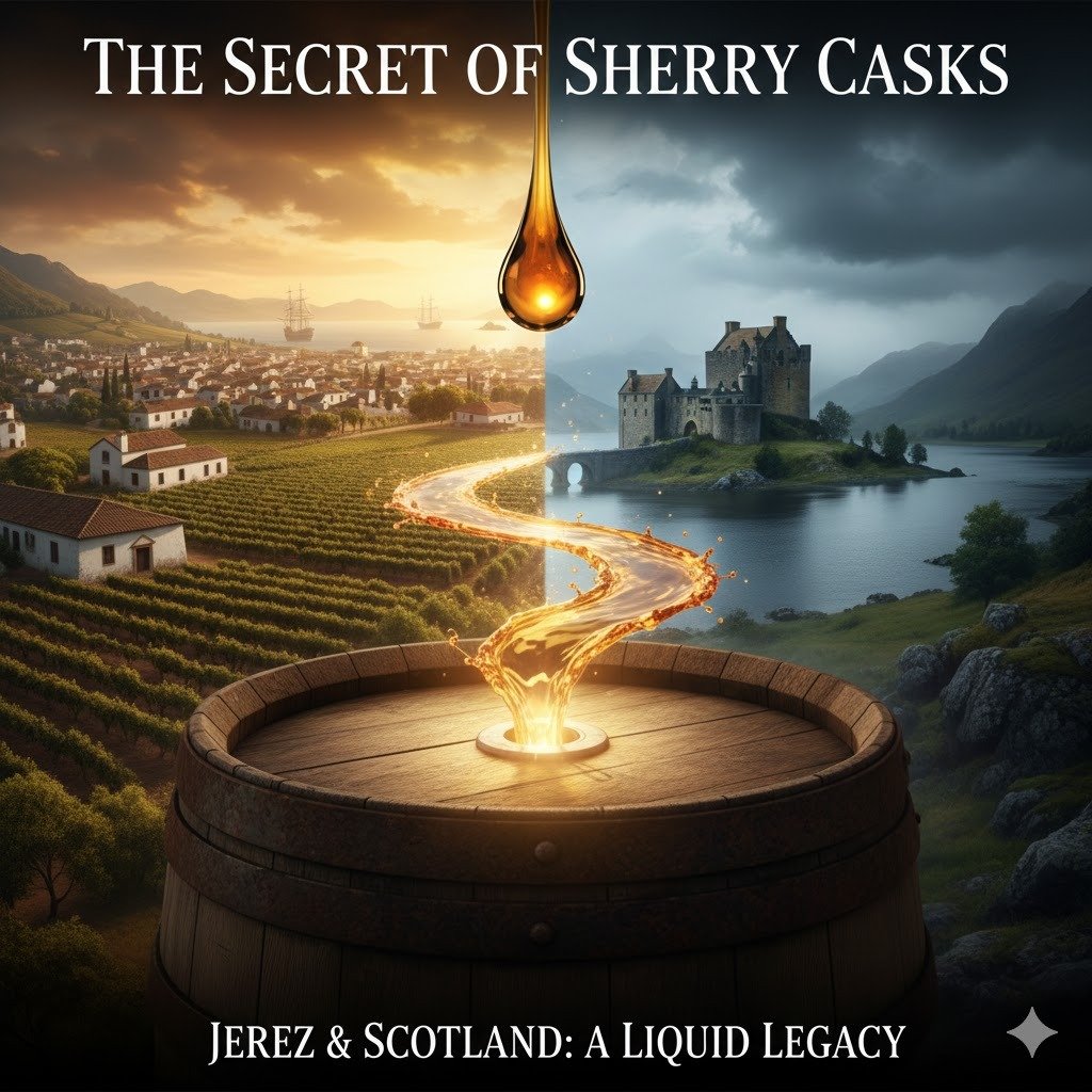 El secreto de los toneles de vino de Jerez para el whisky escocés