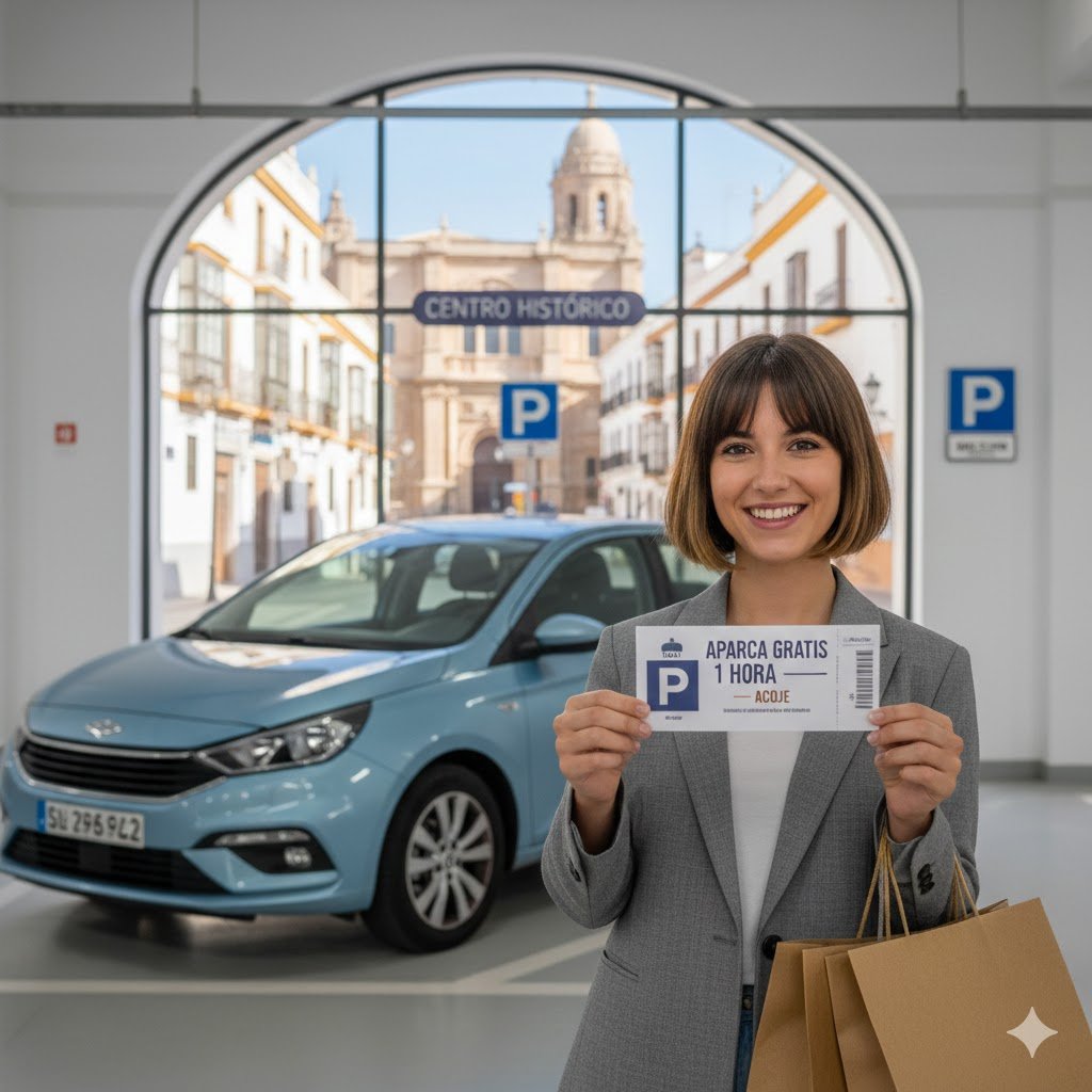 Guía para aparcar gratis en el centro de Jerez y comprar con ventaja