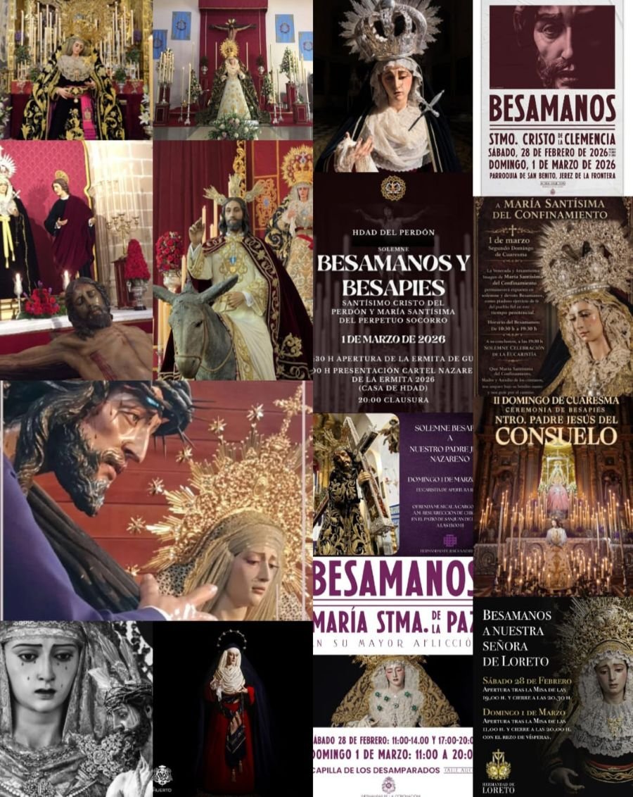 Guía de los besamanos en Jerez el segundo domingo de Cuaresma 2026