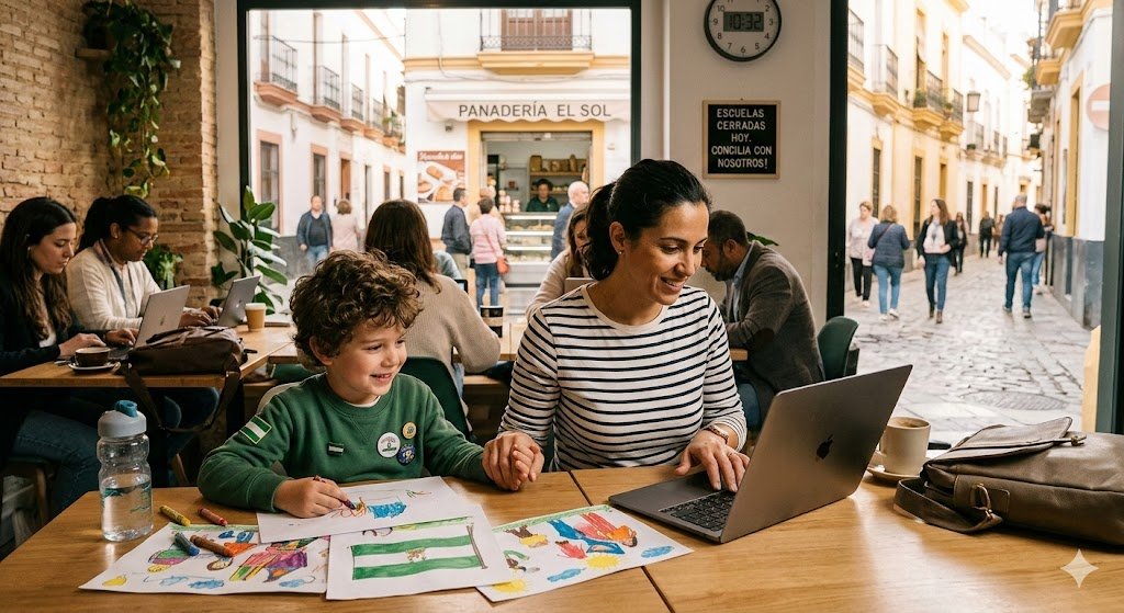 El reto de la conciliación familiar Jerez febrero 2026: ¿Qué hacer hoy sin cole?