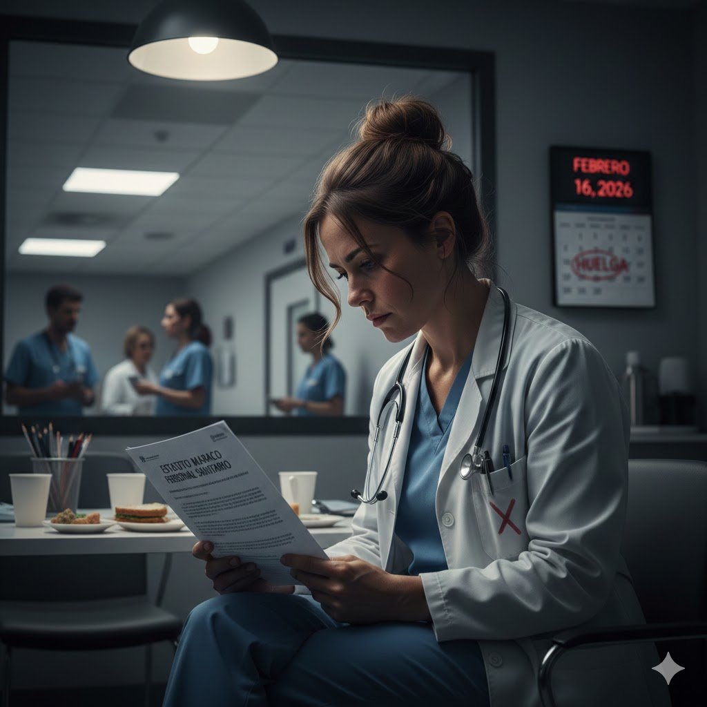 Médicos en lucha contra el Estatuto Marco del personal sanitario 2026