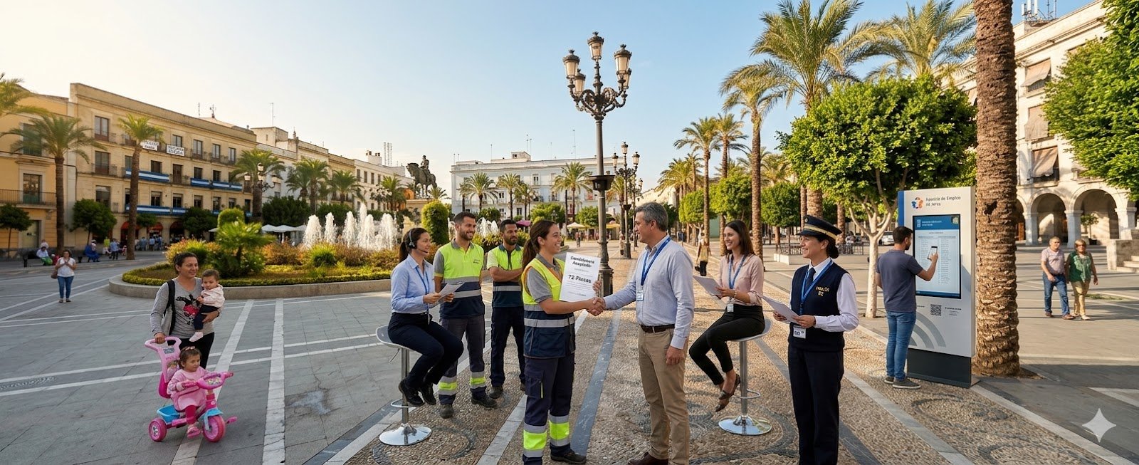 Encuentra trabajo hoy: 72 nuevas plazas de empleo en Jerez de la Frontera