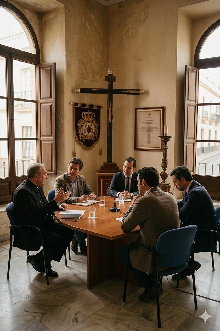 Simbología y liturgia en los cortejos procesionales: mesa redonda en las Angustias