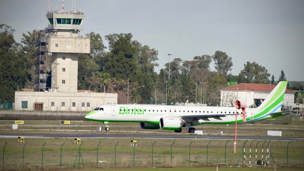 Calendario oficial de vuelos en el Aeropuerto de Jerez para el verano 2026