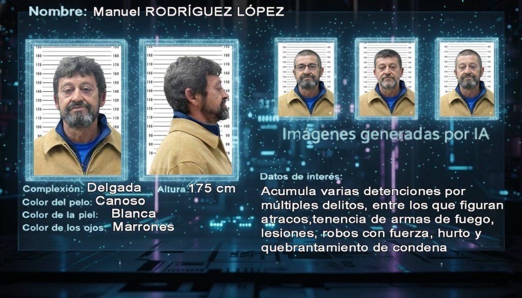 La Policía Nacional pide ayuda en Jerez para localizar a un peligroso fugitivo