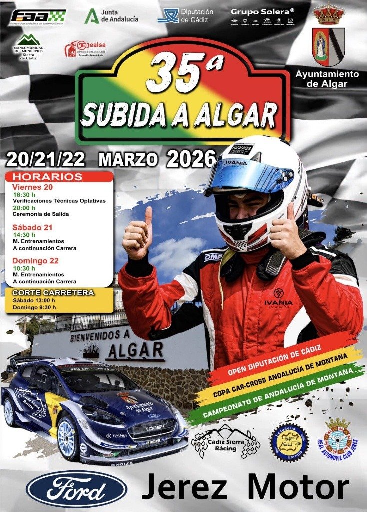 La 35 Subida a Algar 2026 inaugura el Andaluz de Montaña