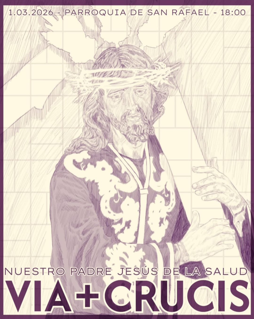 Horario e itinerario del Vía Crucis de Nuestro Padre Jesús de la Salud en Jerez