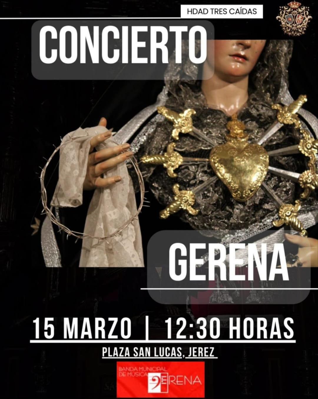 La Banda de Gerena estrenará una nueva marcha en el corazón de San Lucas