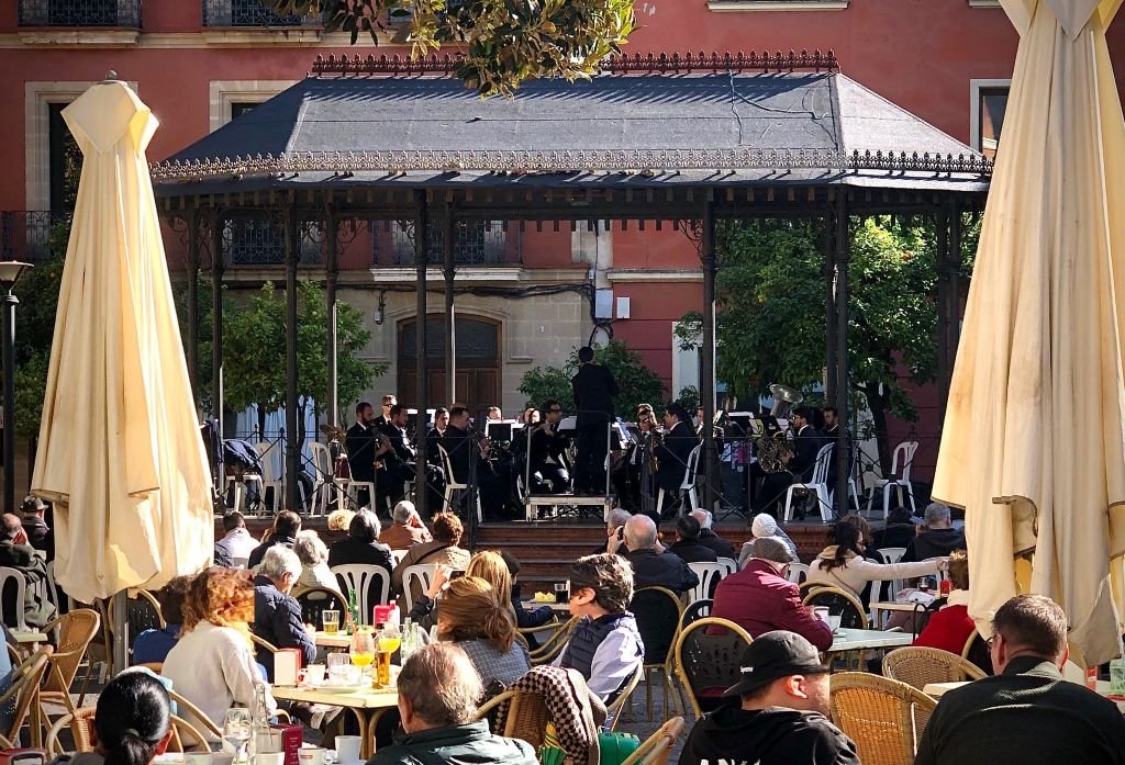 La Alameda del Banco acoge el tradicional concierto de la Banda Municipal de Música de Jerez en el Ciclo Spe Lucis