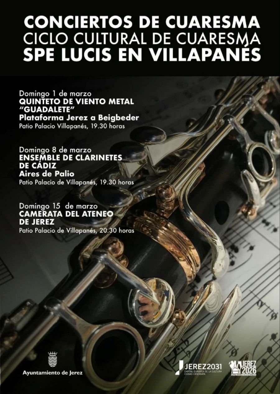 Ciclo de Conciertos de Cuaresma en Villapanés: Ensemble de Clarinetes de Cádiz