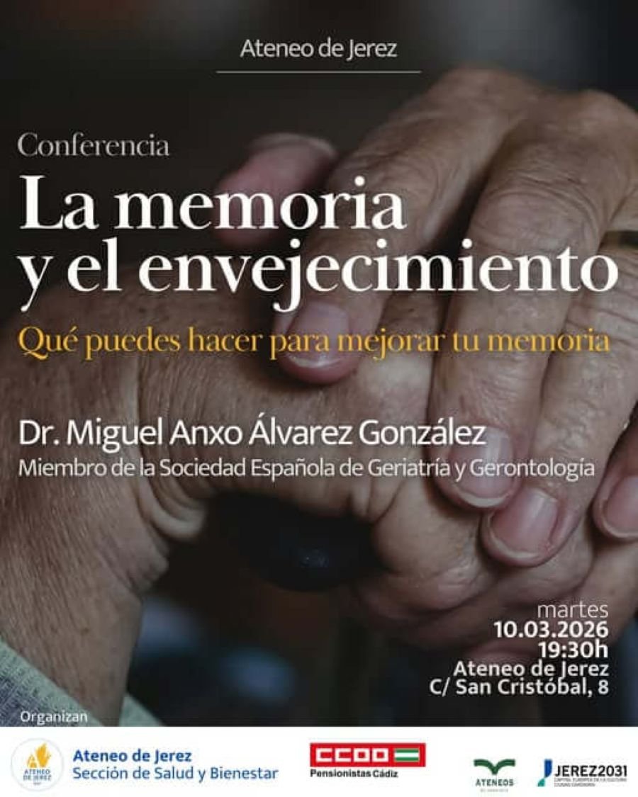 Cómo mejorar la memoria en el envejecimiento: claves del Dr. Miguel Anxo en el Ateneo de Jerez