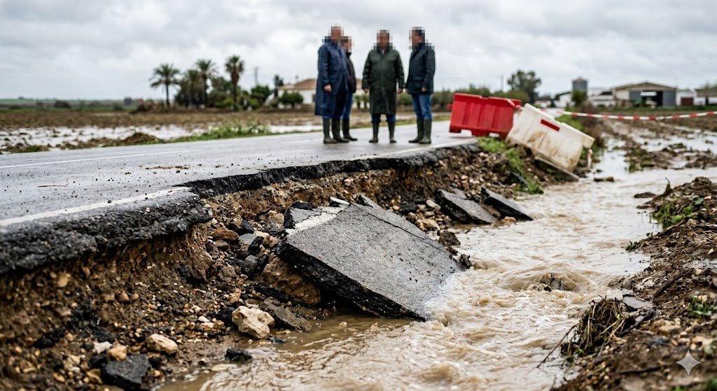 Daños por el temporal en Jerez: El Ayuntamiento solicita 54 millones en ayudas