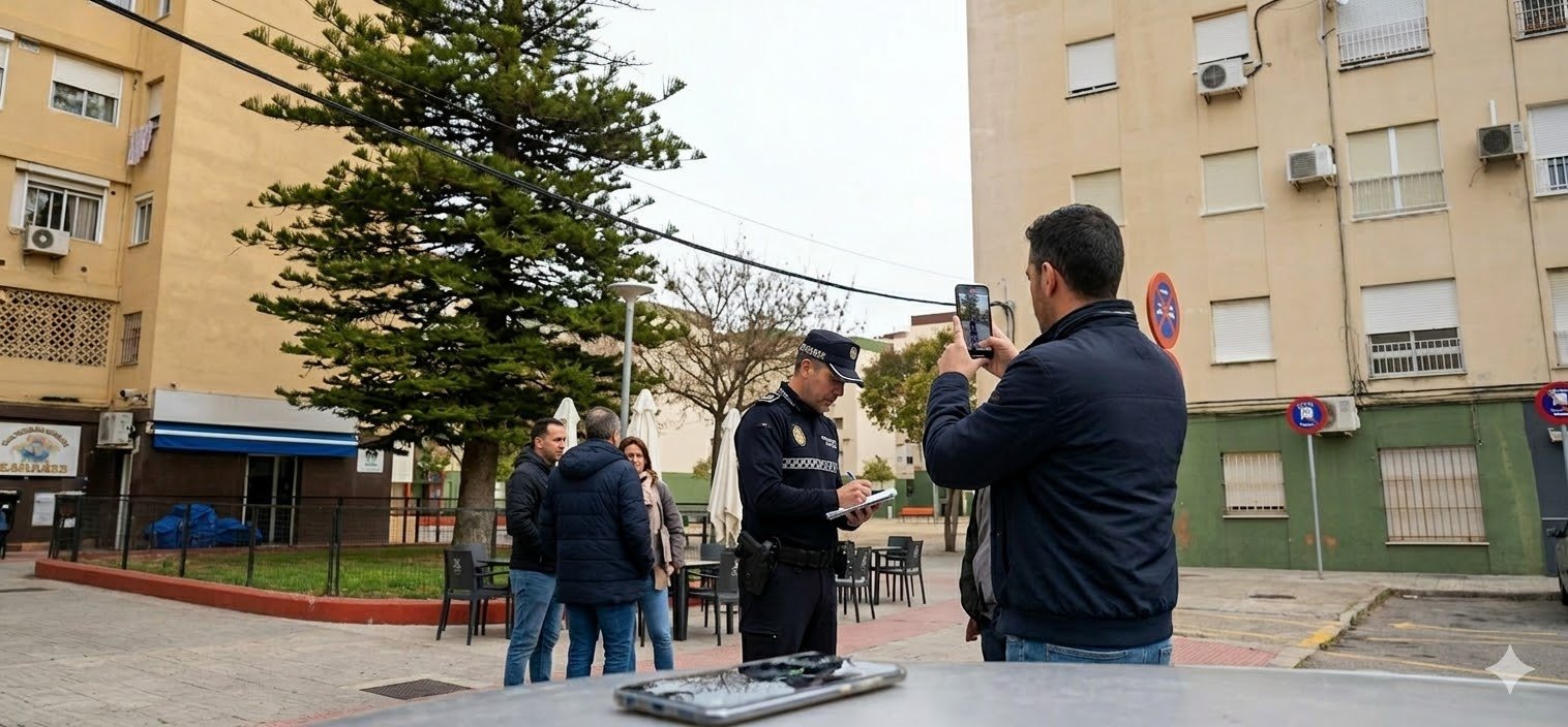 Un vecino de Jerez enfrenta una denuncia por grabar y difundir imágenes de la Policía Local