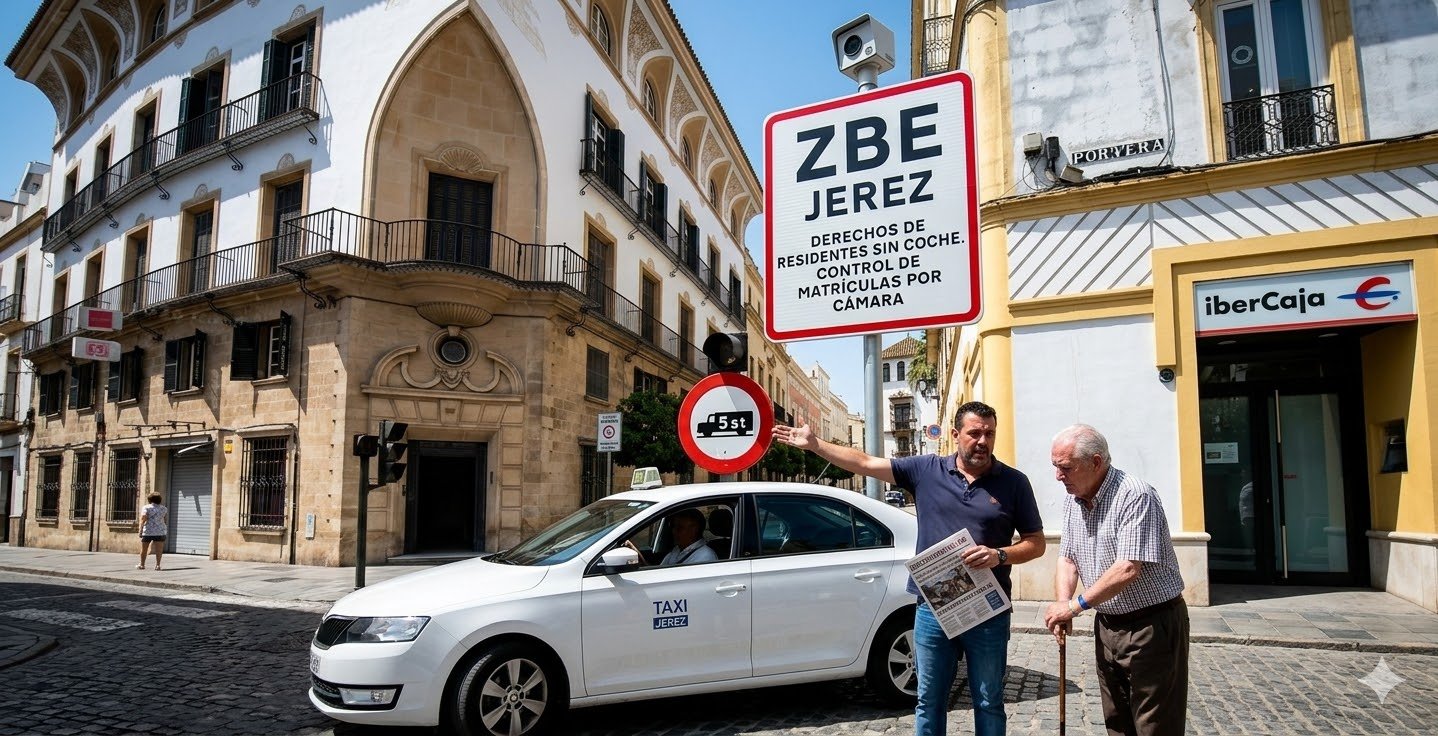 El castigo de vivir en el centro de Jerez: «Si no tienes coche, tu familia no puede entrar a por ti»