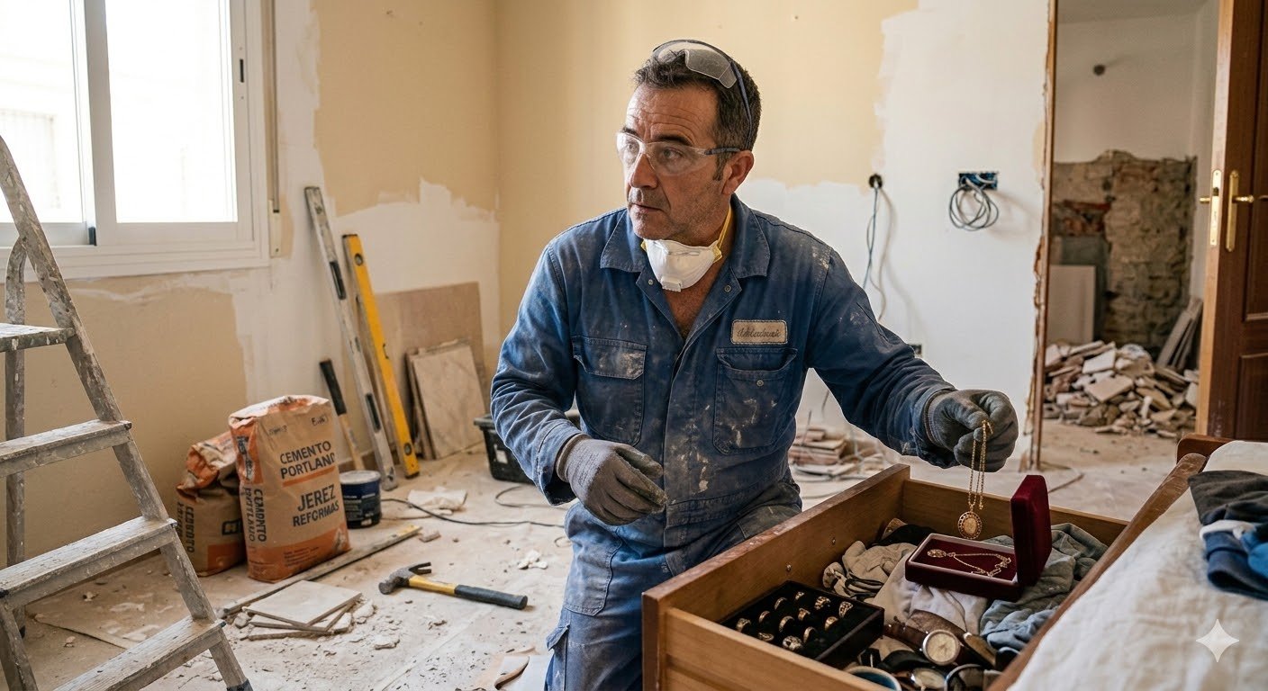 Detención de un albañil por el robo de joyas en viviendas de Jerez y Cádiz