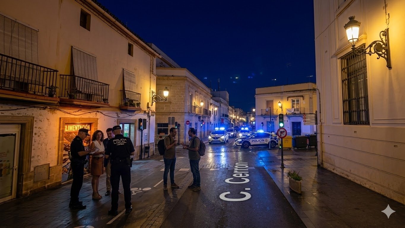 La Policía Local de Jerez intercepta a una conductora que nunca obtuvo el carnet