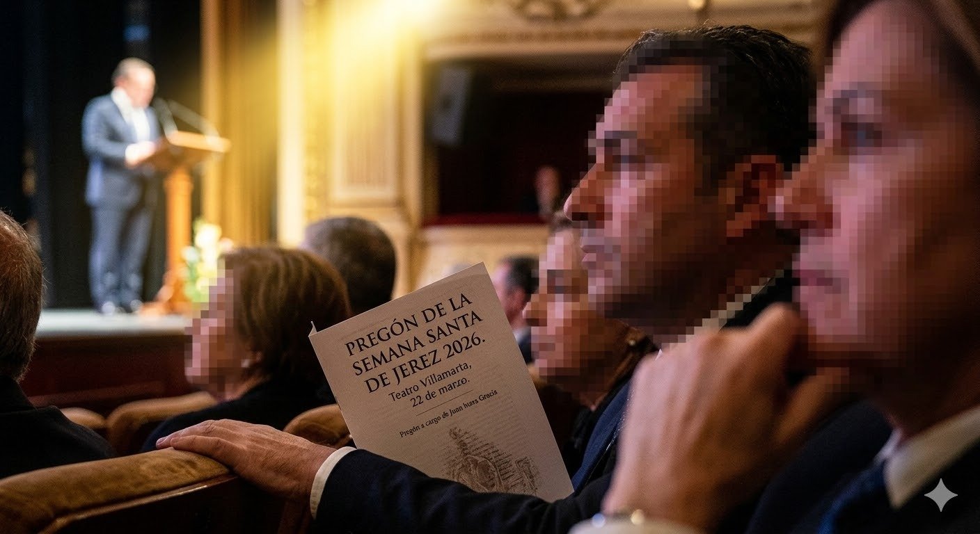 Juan Mera Gracia ante el atril: los detalles del Pregón de la Semana Santa de Jerez 2026