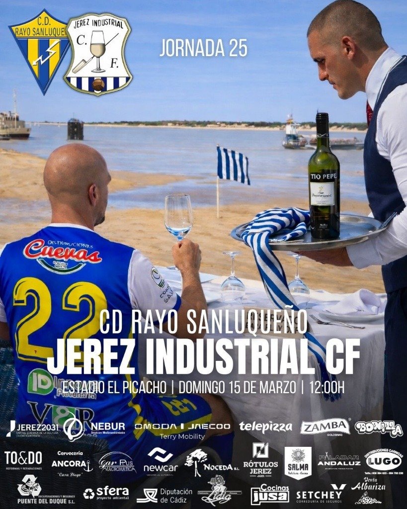 El Jerez Industrial CF busca conquistar El Picacho frente al Rayo Sanluqueño