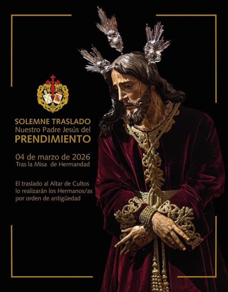 El recogimiento se hace oración en el solemne traslado del Prendimiento