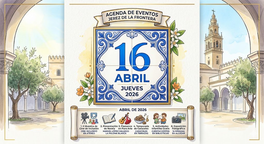 Guía de ocio y actualidad: Qué hacer en Jerez este 16 de abril