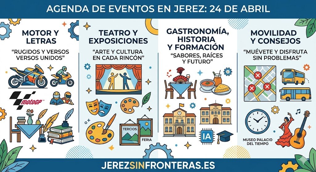Agenda de eventos en Jerez para el 24 de abril: Guía de ocio y cultura