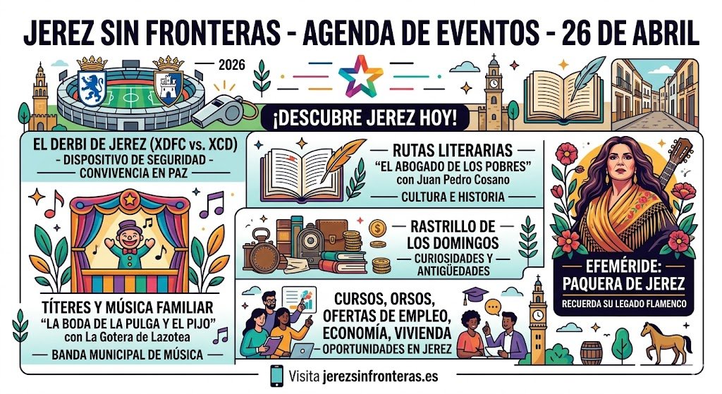 Qué hacer en Jerez el 26 de abril: Guía completa de planes y cultura