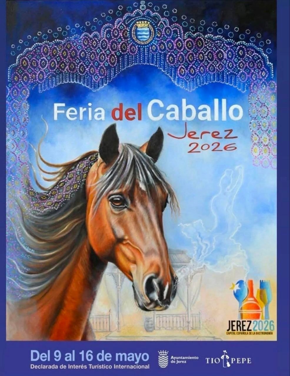 El arte de Julio Rodríguez anuncia una Feria del Caballo 2026 histórica y gastronómica