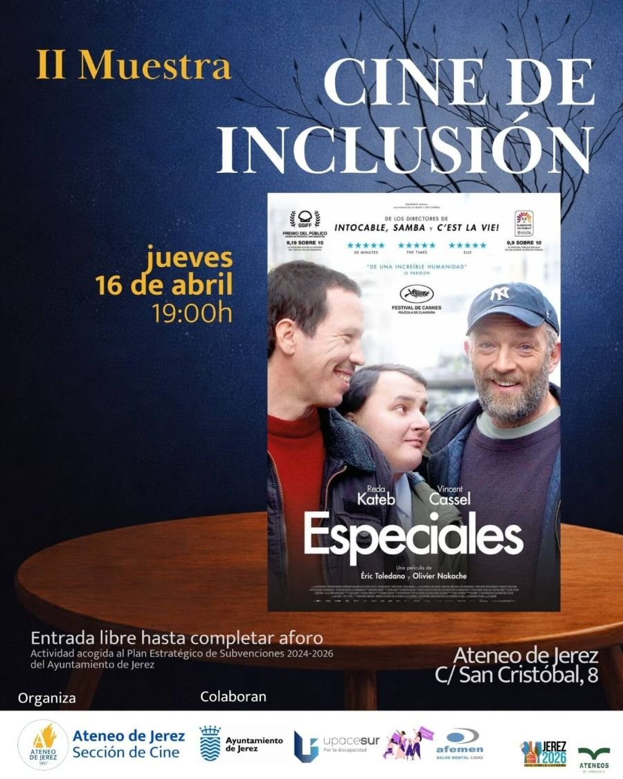 El Ateneo proyecta la película Especiales dentro de la II Muestra de Cine de Inclusión en Jerez