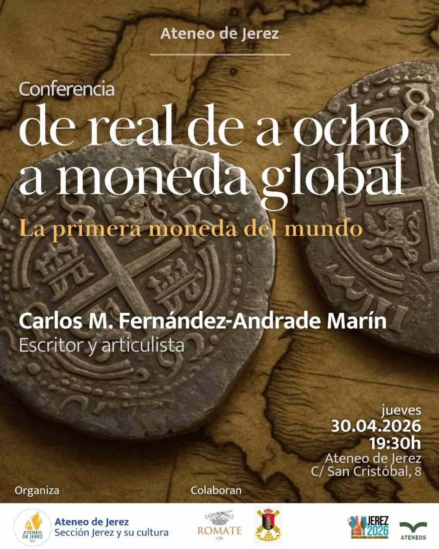 El Ateneo de Jerez analiza la transición de real de a ocho a moneda global