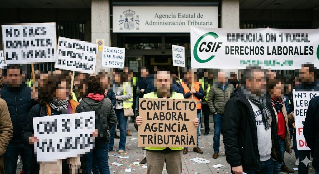 El conflicto laboral en la Agencia Estatal de Administración Tributaria amenaza la campaña de la renta