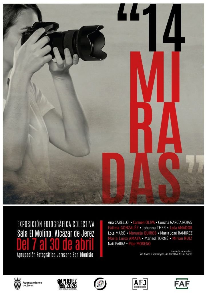La Sala El Molino del Alcázar acoge la exposición fotográfica 14 Miradas en Jerez