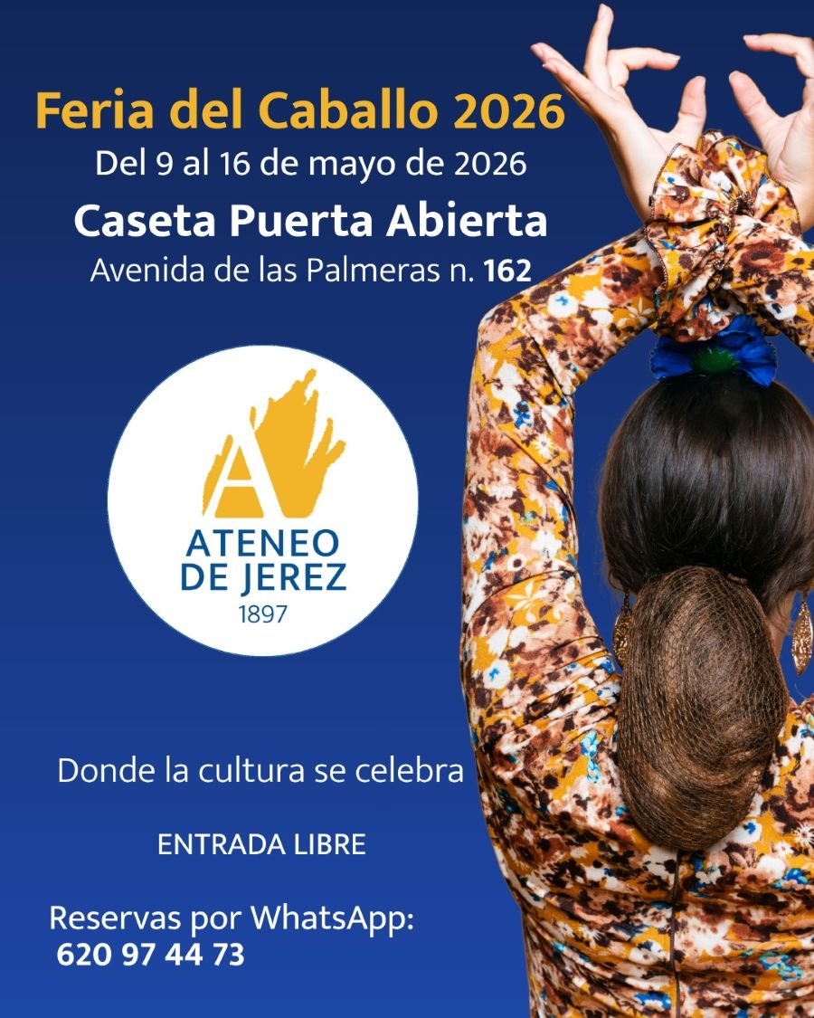 El Ateneo de Jerez abre su Caseta Puerta Abierta para la Feria del Caballo de Jerez 2026