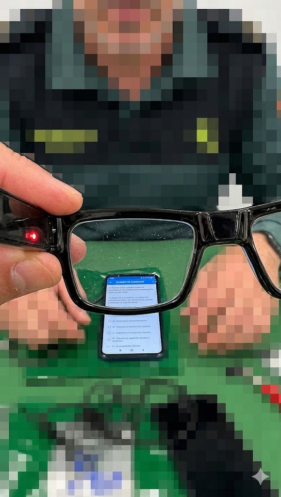 Cuidado: La Guardia Civil ya detecta gafas inteligentes en el examen de conducir