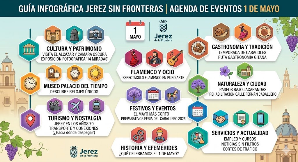 Qué hacer en Jerez este 1 de mayo: Planes y agenda completa