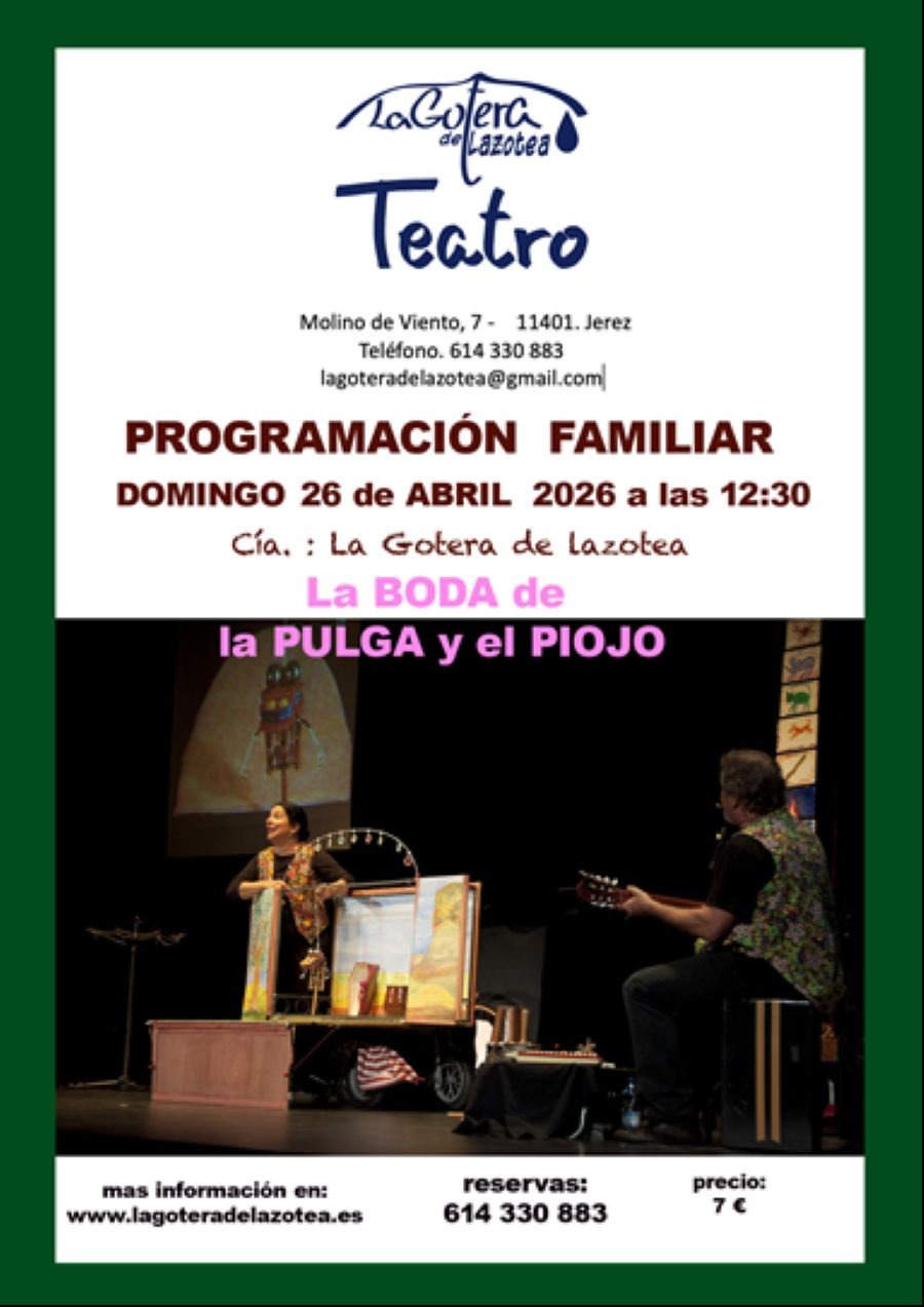 Los títeres de La Gotera de Lazotea invitan a Jerez a una boda muy especial