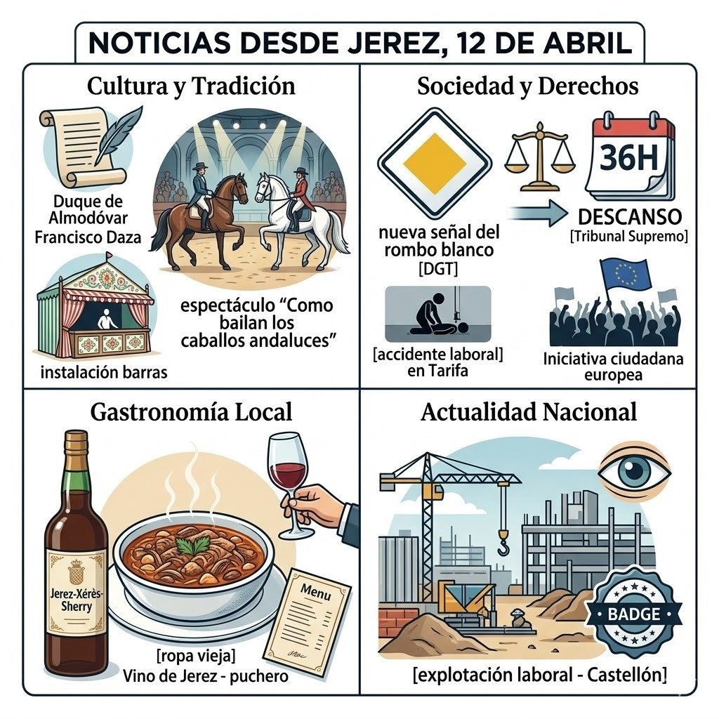 Titulares y actualidad: Noticias desde Jerez este 12 de abril