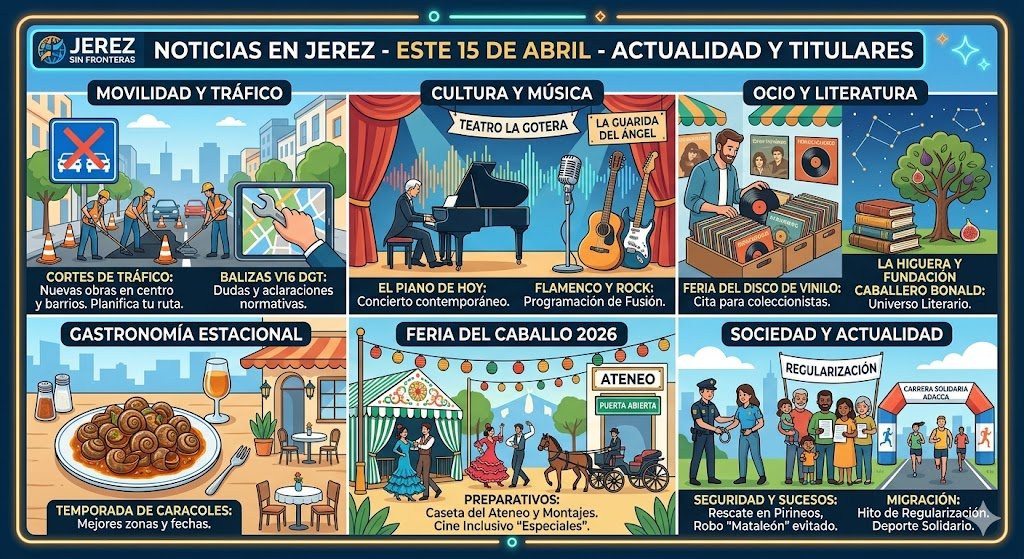 Noticias en Jerez este 15 de abril: Actualidad y titulares