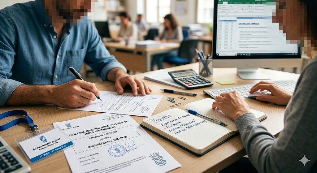 Oportunidad de empleo público en Jerez: El Ayuntamiento busca personal administrativo