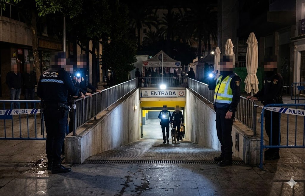 Susto en la Semana Santa de Jerez por una falsa alarma de bomba en la Plaza del Arenal