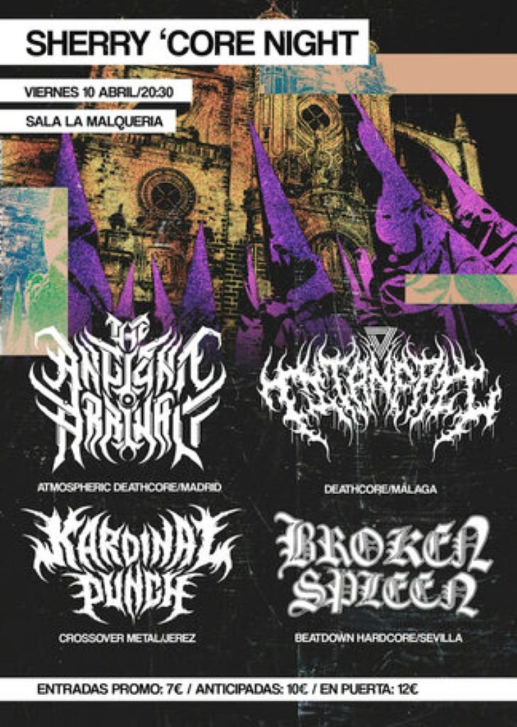 Sherry Core Night en Jerez: La gran cita del metal moderno llega a La Malquería