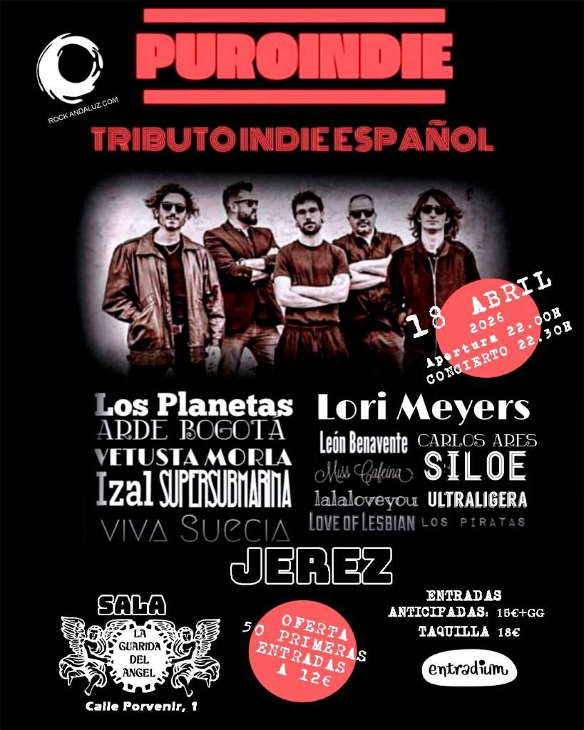 El mejor tributo al indie nacional en Jerez llega a La Guarida del Ángel