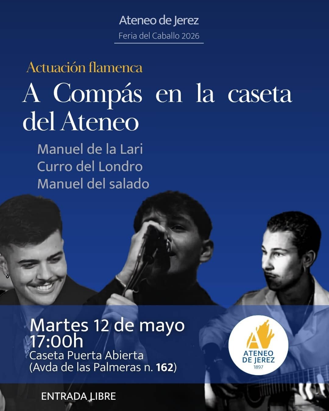 El mejor flamenco en la Feria del Caballo de Jerez: Actuación en el Ateneo