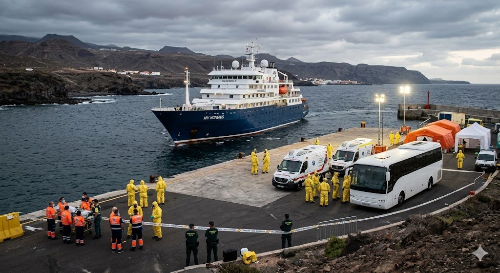 Alerta sanitaria por hantavirus en Canarias: el MV Hondius llega en 72 horas